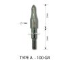 Archery Arrow Point Various Size ID 6.2mm 100gr 125gr 150gr - Image 2