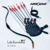 Package Lela Kenchana V2 Turkish Bow for Adult Beginner 30 - 40 Lbs 42 Inches Strung