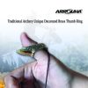Traditional Archery Brass Thumb Ring For Thumb Technique