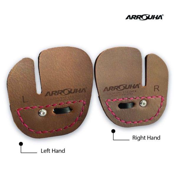 Arrouha Archery Finger Tab Protection Genuine Leather Crazy Horse For Modern and Traditional Technique - Image 8