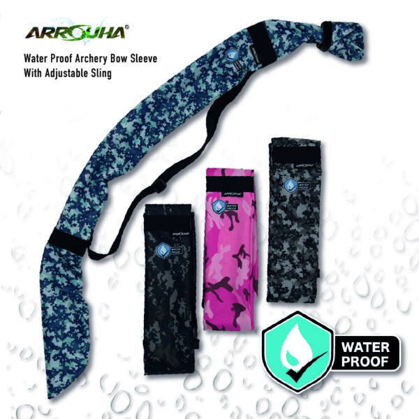 Arrouha Waterproof Archery Bow Sleeve For Traditional Bow