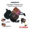 Arrouha Leather Lychee Archery Finger Tab Protection For Modern and Traditional Technique