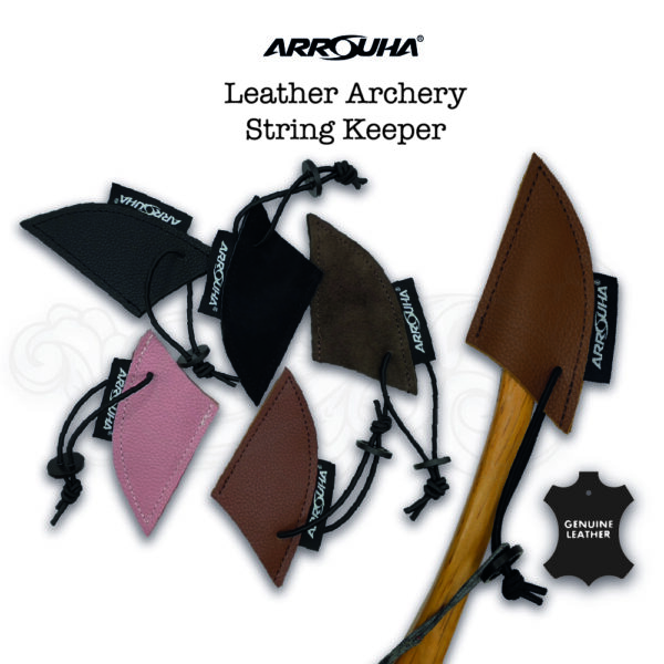 Arrouha Genuine Leather String Keeper For Archery Bow - Image 2