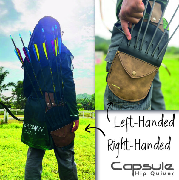 Arrouha Capsule Hip Quiver Horseback Ground Traditional Archery 12 Arrow Slots - Image 7