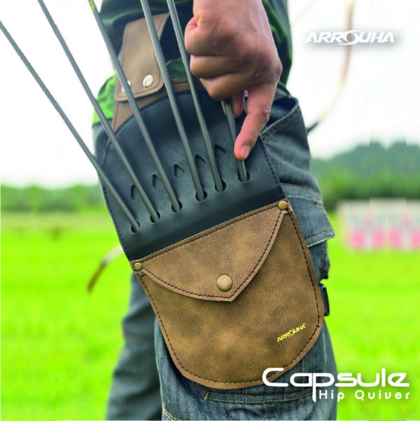 Arrouha Capsule Hip Quiver Horseback Ground Traditional Archery 12 Arrow Slots - Image 4