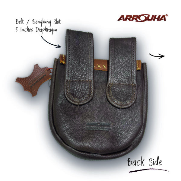 Arrouha Traditional Ancient Genuine Leather Pouch Bag - Image 3