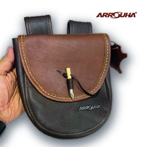 Arrouha Traditional Ancient Genuine Leather Pouch Bag - Image 4