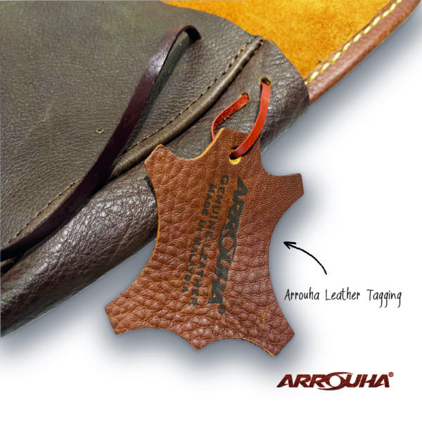 Arrouha Traditional Ancient Genuine Leather Pouch Bag - Image 5