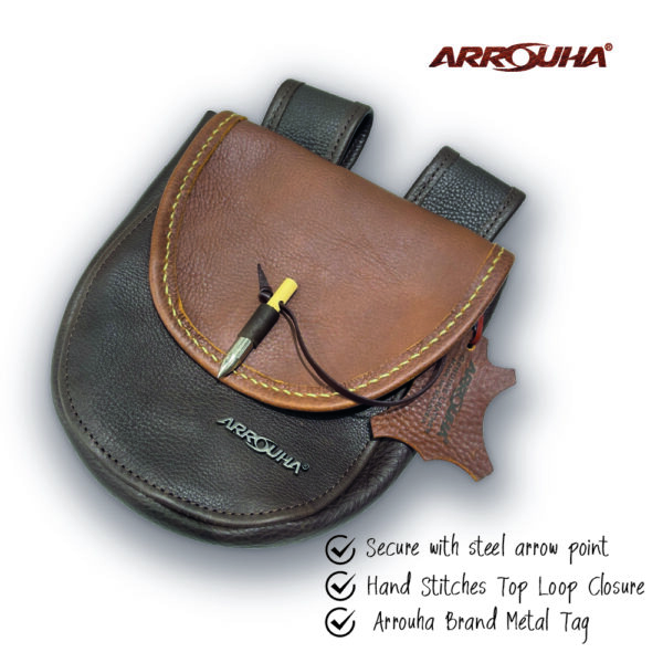 Arrouha Traditional Ancient Genuine Leather Pouch Bag - Image 6