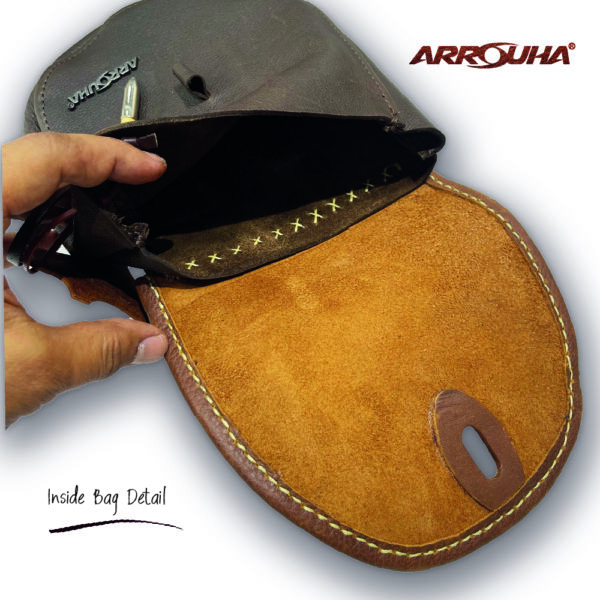 Arrouha Traditional Ancient Genuine Leather Pouch Bag - Image 7