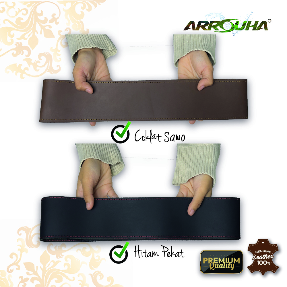 Arrouha Bengkung Silat Tradisional KULIT ASLI Untuk Latihan dan Persembahan 3 dan 4 Inci Mudah Dipakai - Image 9