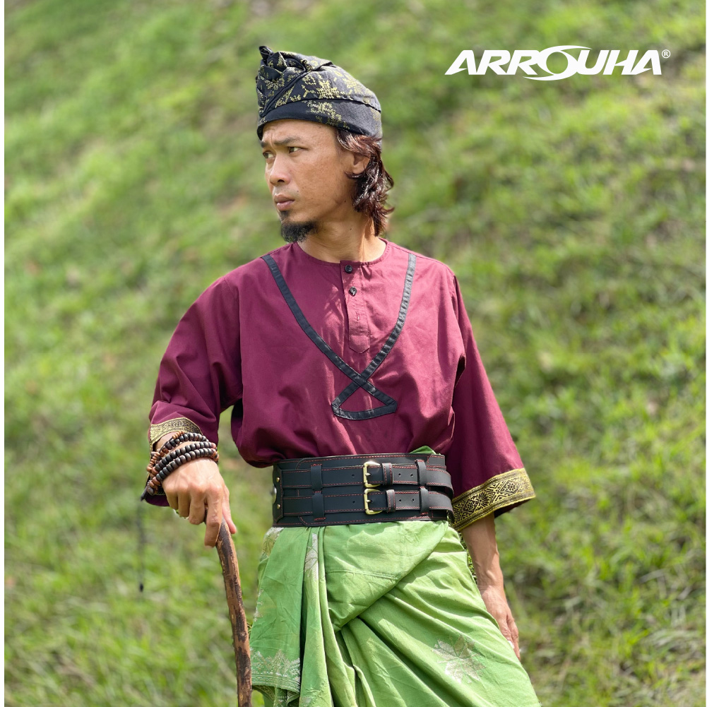 Arrouha Bengkung Syahbandar KULIT ASLI Tradisional dan Busana Melayu Warisan - Image 5