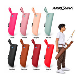 🏹 ARROUHA® STYLISH BASIC HIP QUIVER 19” – 12 ARROWS CAPACITY | QUICK ACCESS TRADITIONAL ARCHERY QUIVER